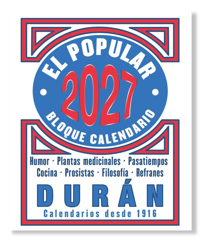 Bloque calendario Duran 2027 | 9788412745597