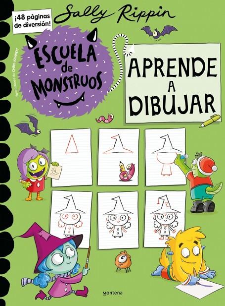 Escuela de monstruos : Aprende a dibujar | 9791387598112 | Sally Rippin ; Chris Kennett