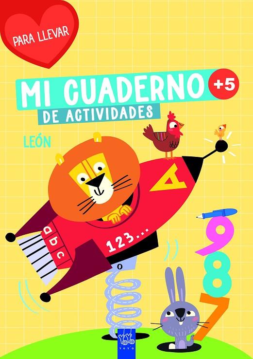 Mi cuaderno de actividades para llevar +5 : León | 9788408311911