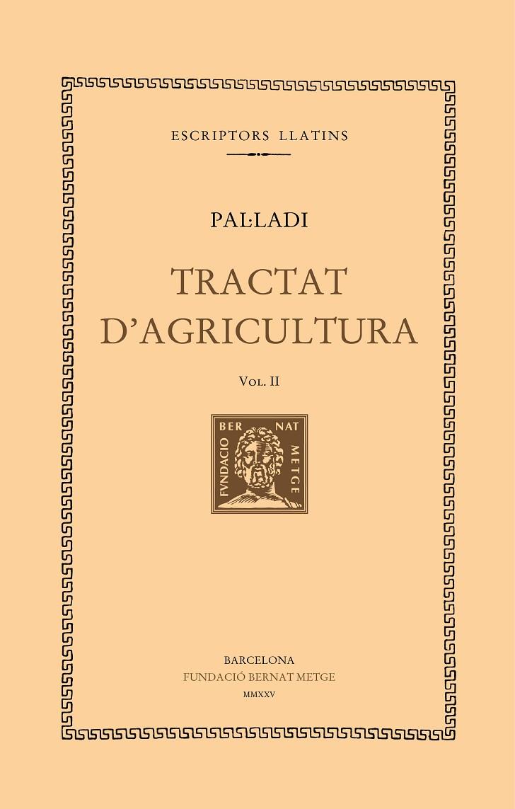Tractat d'agricultura 2 | 9788498594645 | Pal·ladi