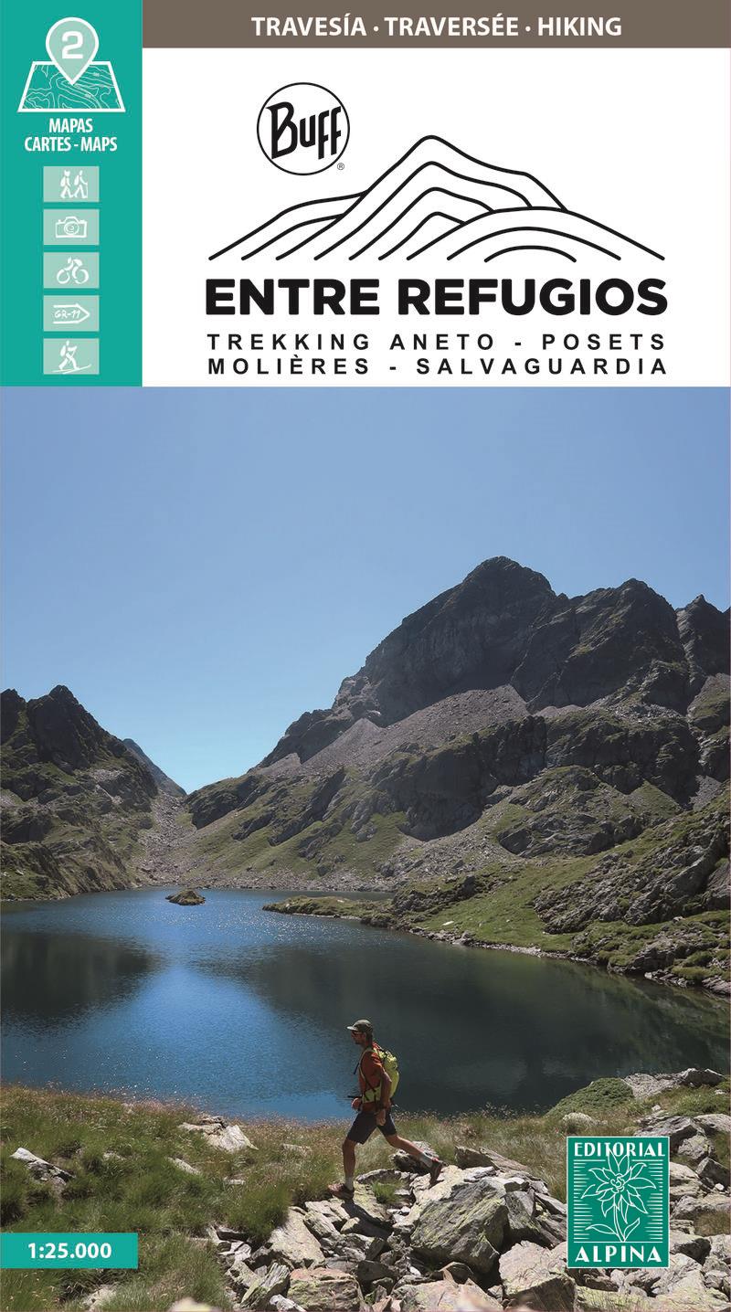 Entre refugios (1:25.000) | 9788470111549