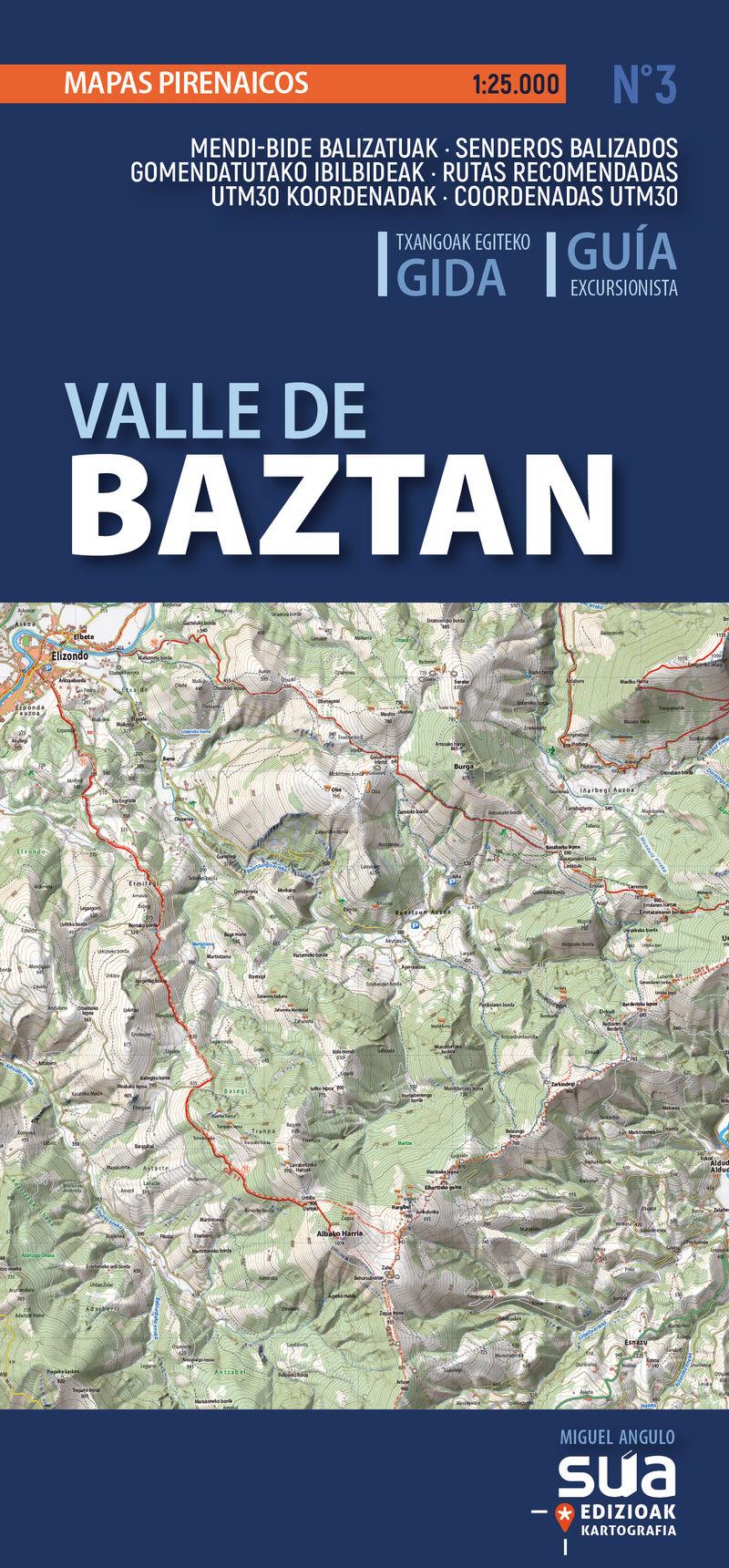 Valle de Baztan (1:25.000) | 9788482167060