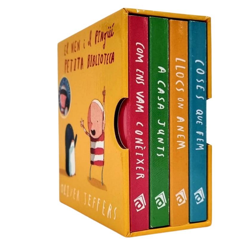 El nen i el pingüí : petita biblioteca (4 volums) | 9791387883355 | Oliver Jeffers