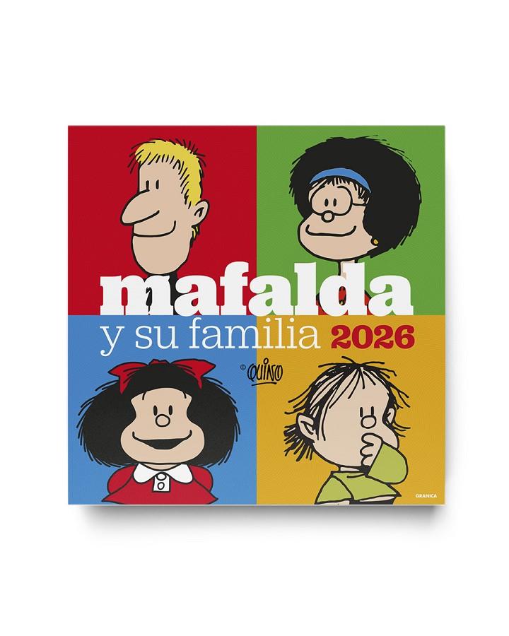 Calendario 2026 : Mafalda y su familia | 9786316693280 | Quino