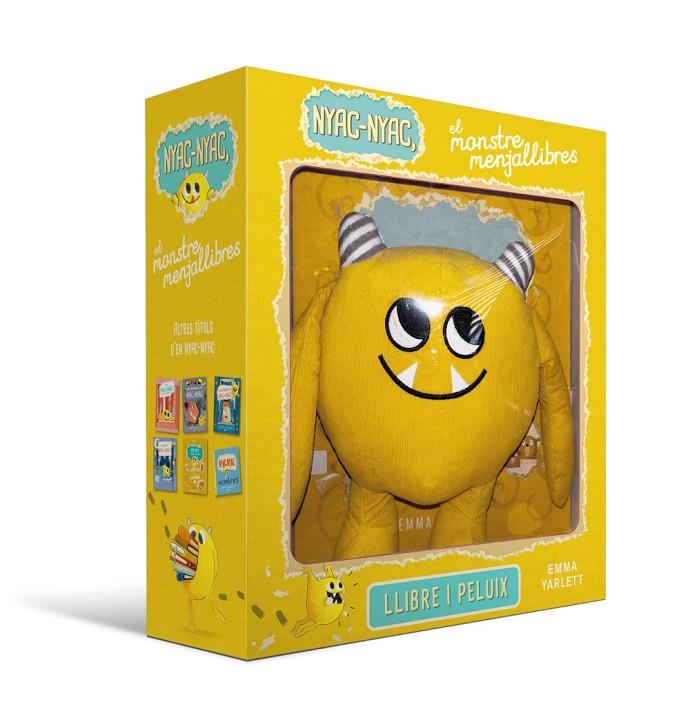 Nyac-nyac, el monstre menjallibres (+ peluix) | 9788413495354 | Emma Yarlett