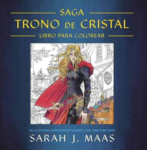 Trono de cristal : libro para colorear | 9791387711184 | Sarah J. Maas