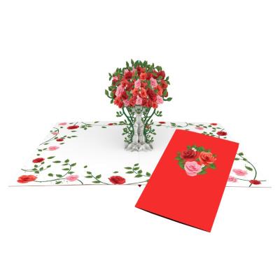 Postal pop-up : Roses (PK037) | 8436560042495