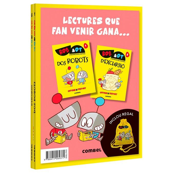 Dos robots ; La excursión (2 volums + motxilla) | 9788411584371 | Jaume Copons ; Liliana Fortuny
