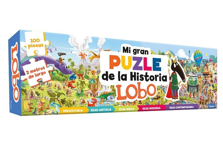 Lobo : Mi gran puzle de la historia (100 peces) | 9791039559584
