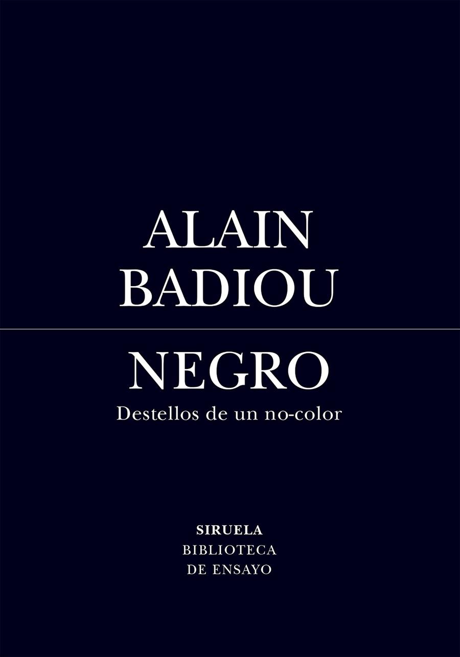Negro | 9791388032127 | Alain Badiou