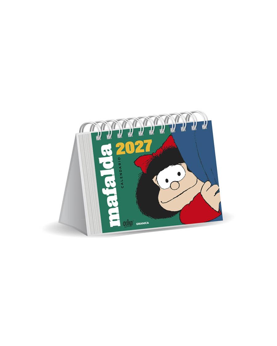 Calendario 2027 Mafalda (sobretaula verd) | 9786316693907 | Quino