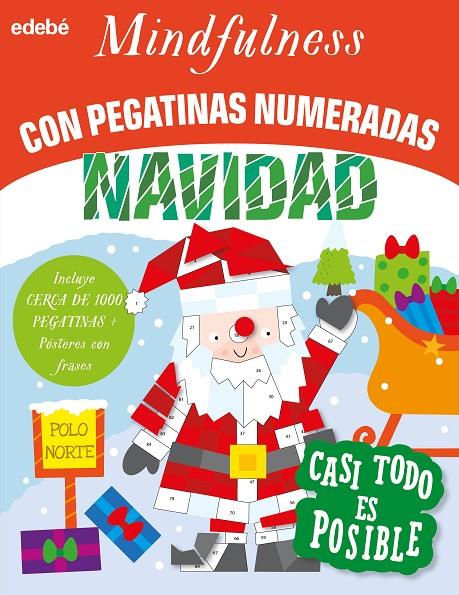 Mindfulness con pegatinas numeradas : Navidad | 9788468370811 | Eve Robertson ;  Simon Abbott