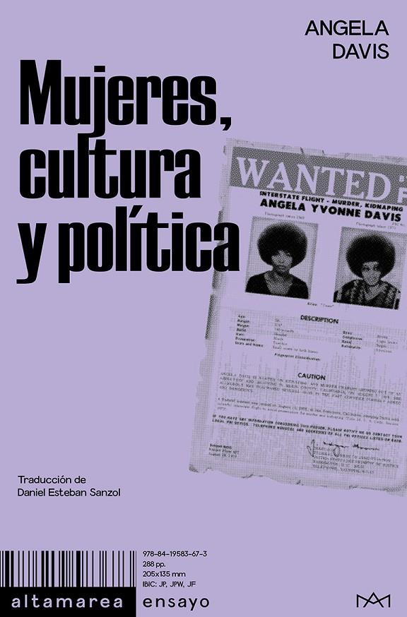 Mujeres, cultura y política | 9788419583673 | Angela Davis