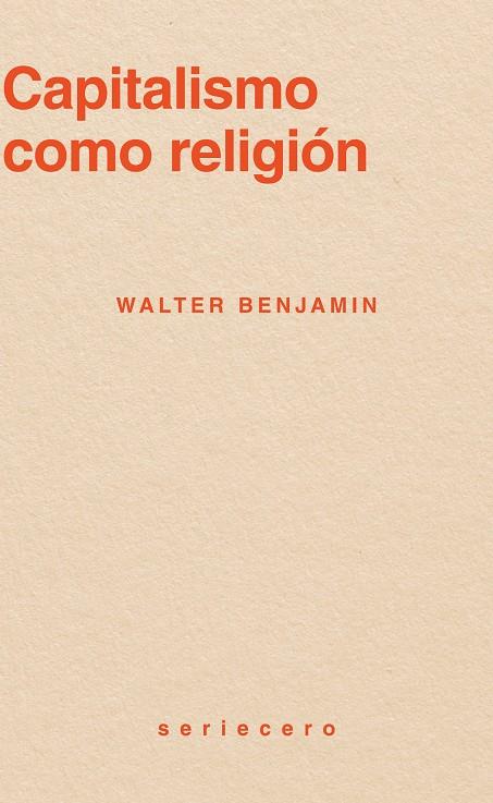 Capitalismo como religión | 9791399152135 | Walter Benjamin