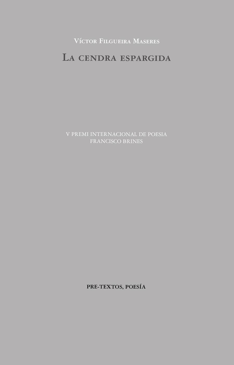 La cendra espargida | 9788410309715 | Víctor Filgueira Maseres