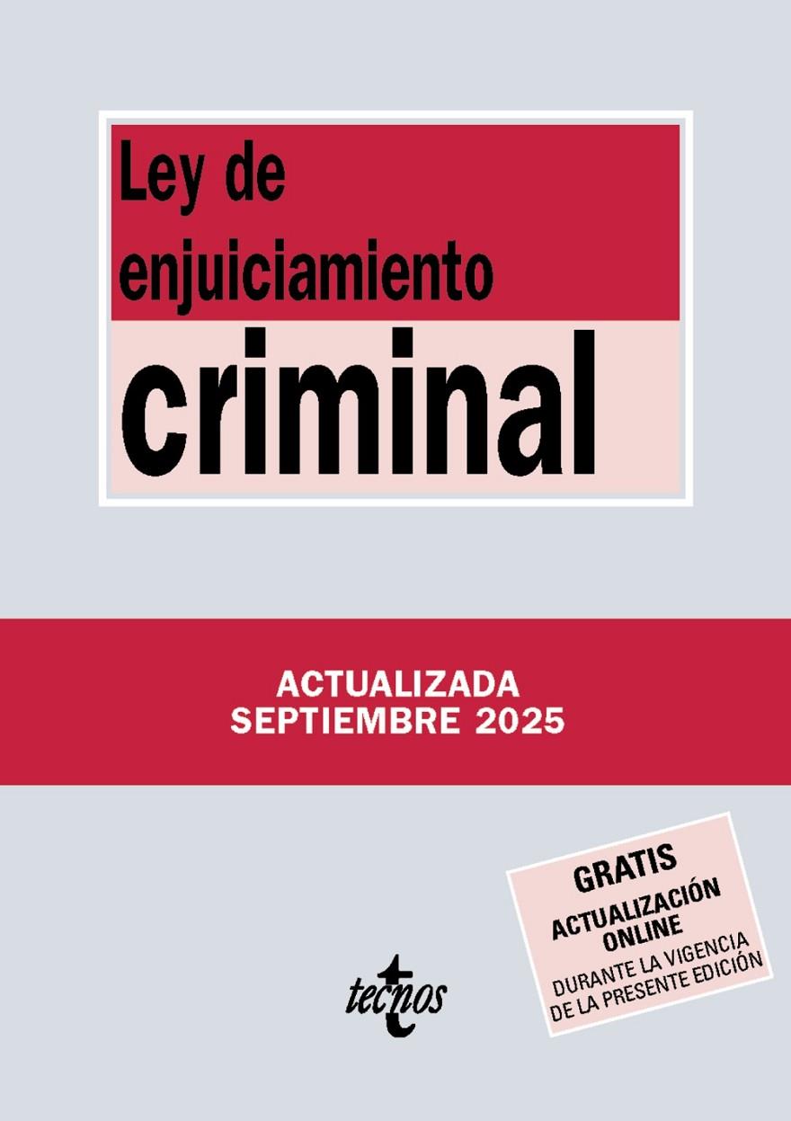 Ley de enjuiciamiento criminal | 9788430993185