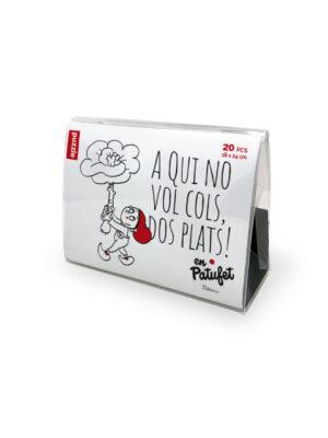 En Patufet : Puzzle A qui no vol cols, dos plats! (20 peces) | ENPATUFET0003 | Pilarín Bayés
