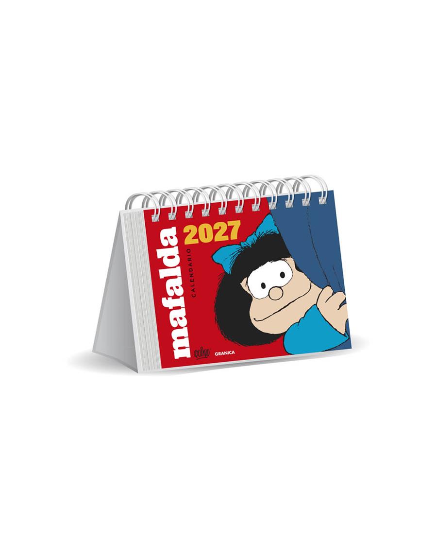 Calendario 2027 Mafalda (sobretaula vermell) | 9786316693891 | Quino
