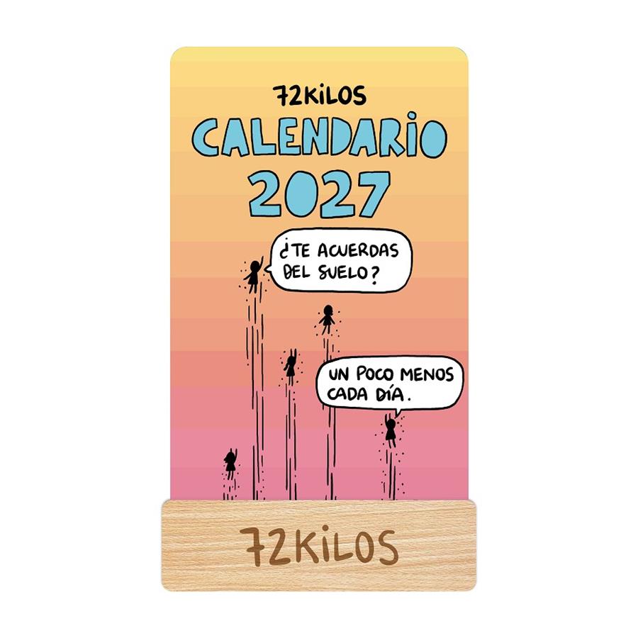 Calendario 2027 72 kilos (peu de fusta amb targetes) | 9788419434456 | 72 Kilos