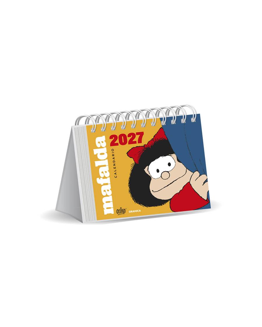 Calendario 2027 Mafalda (sobretaula groc) | 9786316693914 | Quino