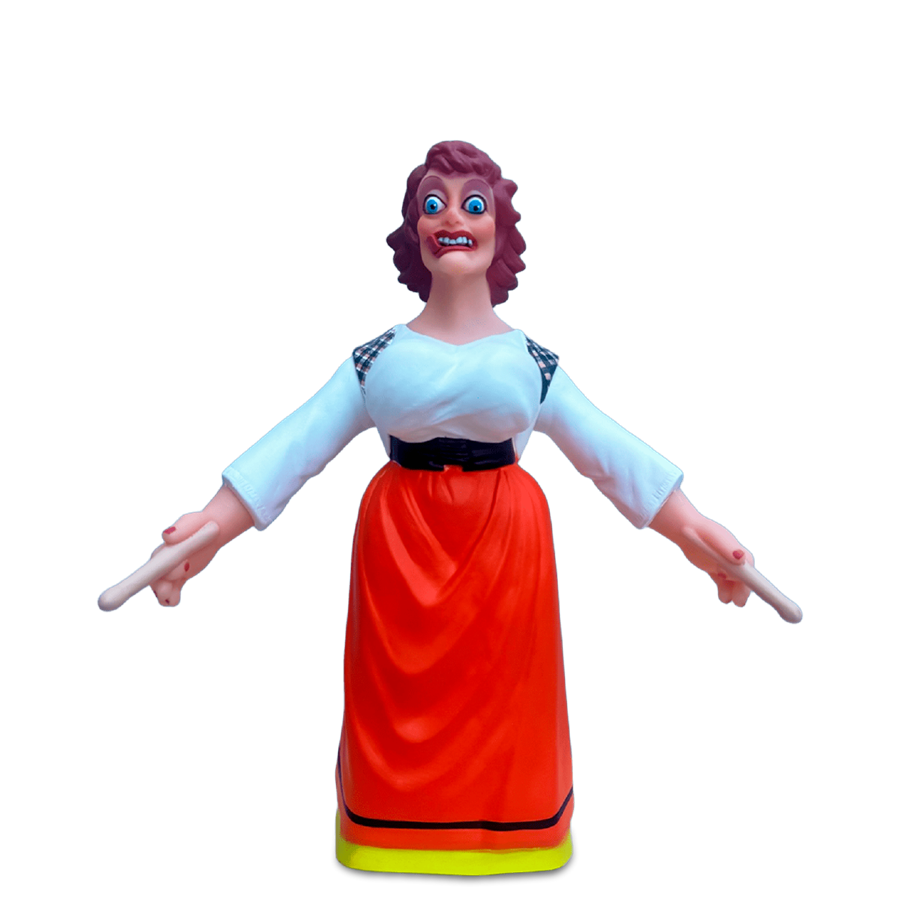 Figura de goma : Geganta Mamellona (Tàrrega) | DAVALLADA0063