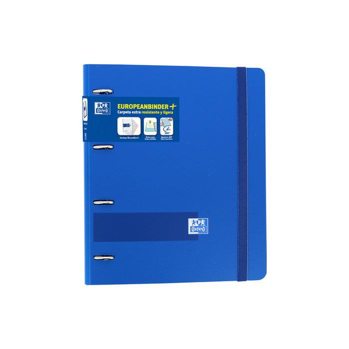 Carpeta 4 anelles : Europeanbimder (+ recanvi 5 colors i bossa documents) (blau) | 8427291023266