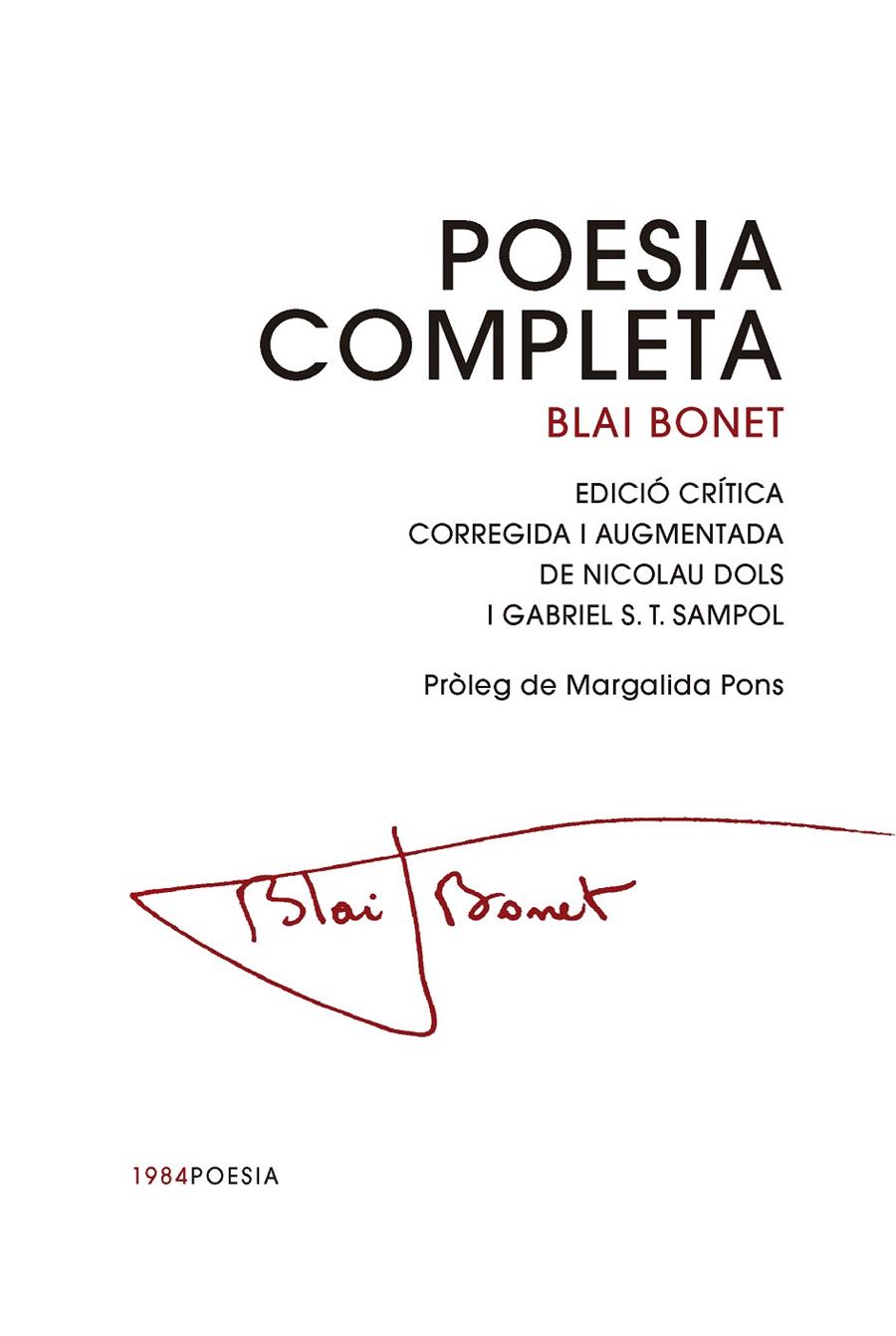Poesia completa | 9791387757144 | Blai Bonet