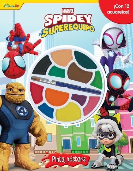 Spidey y su superequipo : pinta pósters (+ aquarel·les) | 9788410362291