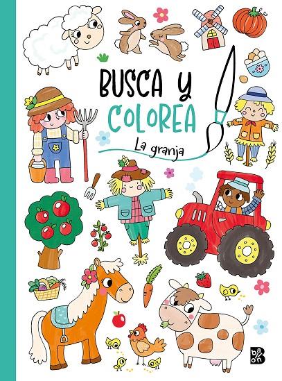 Busca y colorea : La granja | 9789403231228 | Felicity French