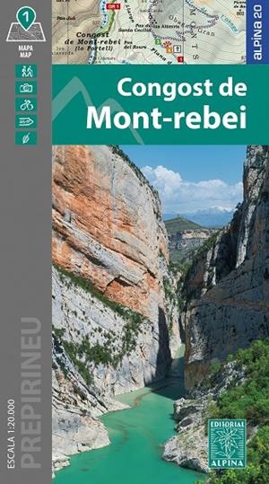 Congost de Mont-rebei (1:20.000) | 9788470111440