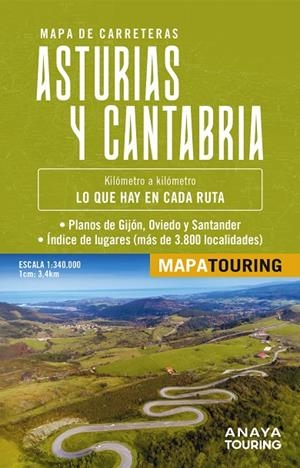 Asturias y Cantabria (1:340.000) | 9788491588597