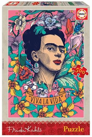 Puzzle : Frida Kahlo Viva la vida (500 peces) | 8412668192515
