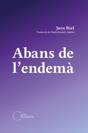 Abans de l'endemà | 9788412765540 | Jorn Riel