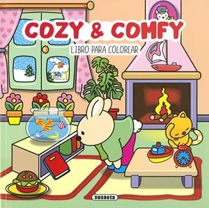 Cozy & Comfy : libro para colorear 1 (vermell) | 9788410847057