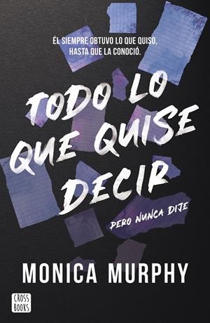 Todo lo que quise decir, pero nunca dije (Lancaster; 2) | 9788408300793 | Monica Murphy