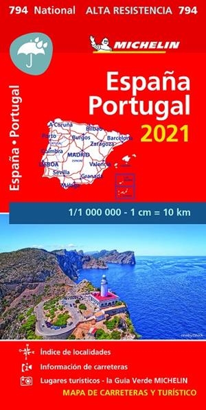 España ; Portugal (alta resistència) (1:1.000.000) | 9782067250086