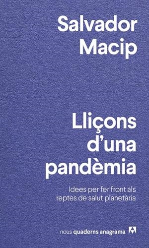 Lliçons d'una pandèmia | 9788433916501 | Salvador Macip
