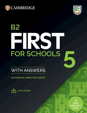First for Schools 5 (B2) | 9781009273015