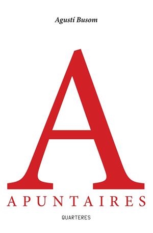 Apuntaires | 9788412977400 | Agustí Busom