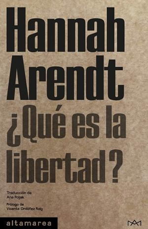 ¿Qué es la libertad? | 9788410435520 | Hannah Arendt