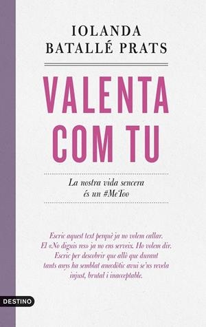 Valenta com tu | 9788419734235 | Iolanda Batallé Prats
