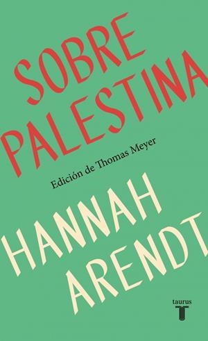 Sobre Palestina | 9788430627875 | Hannah Arendt