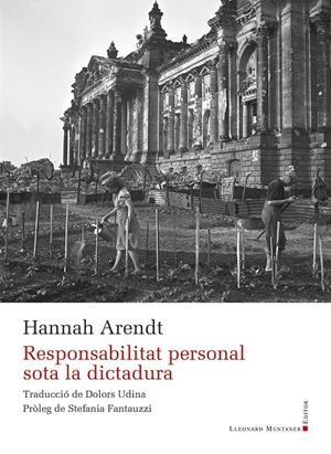 Responsabilitat personal sota la dictadura | 9788410377424 | Hannah Arendt
