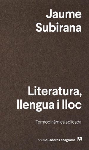 Literatura, llengua i lloc | 9788433947161 | Jaume Subirana