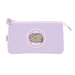 Pusheen : estoig triple lila "On break" | 8435497295233