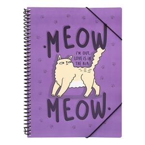 Carpeta de fundes espiral : Meow Meow "I'm out, love is in the air" | 8435747806769