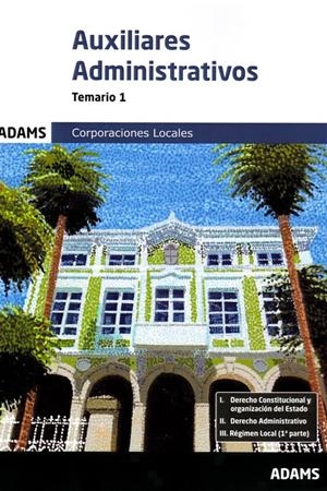 Auxiliares administrativos de corporaciones locales : Temario 1 | 9788411166119