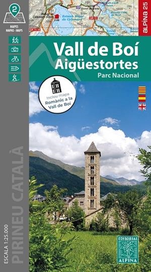 Vall de Boí ; Aigüestortes : Parc Nacional (2 mapes 1:25.000) | 9788470111730