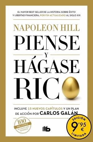 Piense y hágase rico | 9788413148090 | Napoleon Hill ; Carlos Galán