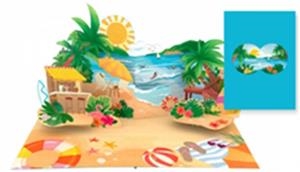 Postal pop-up : Vacances (KT154) | 8436560042396